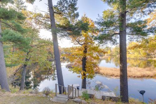 Waupaca House | Antiquing & Fishing: Riverfront Waupaca Home!