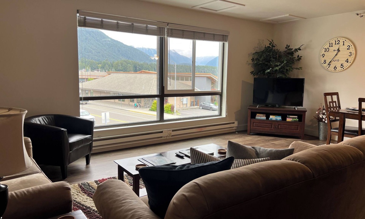 Sitka Apartment | Downtown Apt. 5 w/Ocean & Mountain Views.
