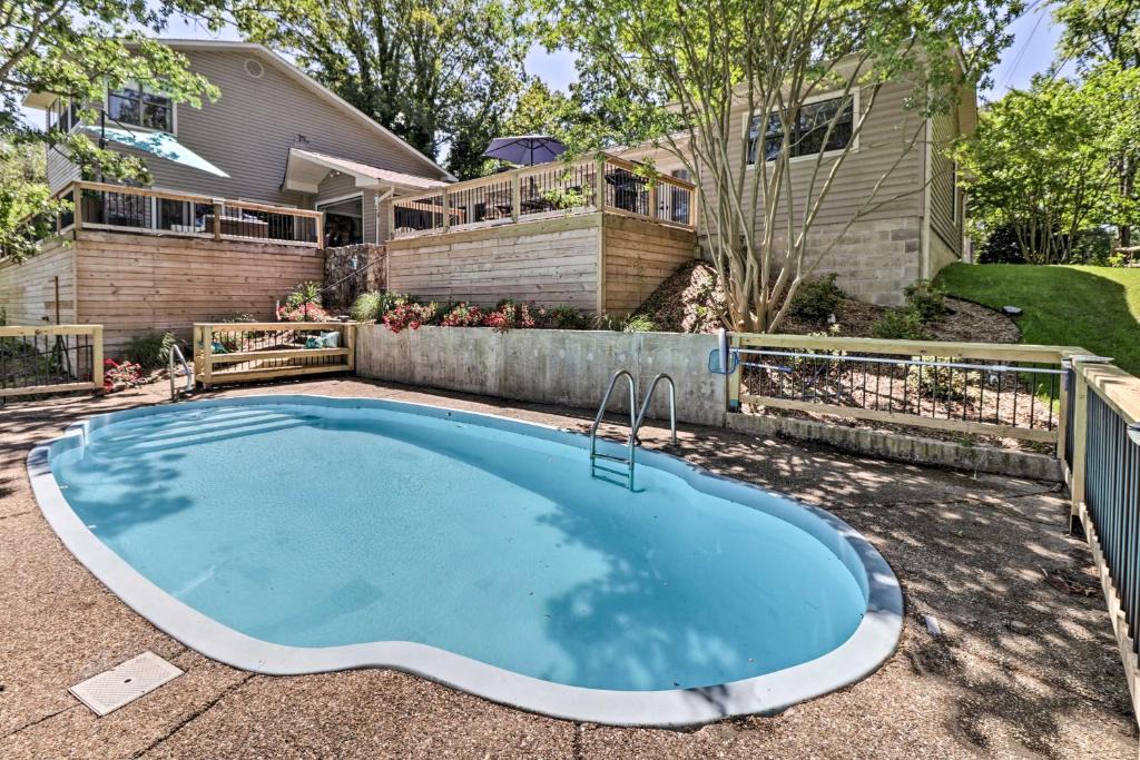 Rockwell House | Lakefront Oasis with Private Dock in Hot Springs!