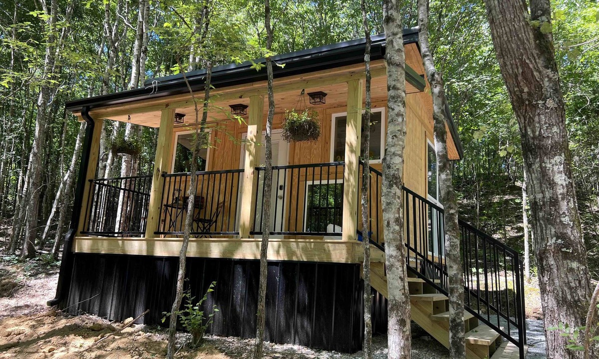 McEwen House | Modern Tiny House tucked in the woods - only 192 Sq. Ft.