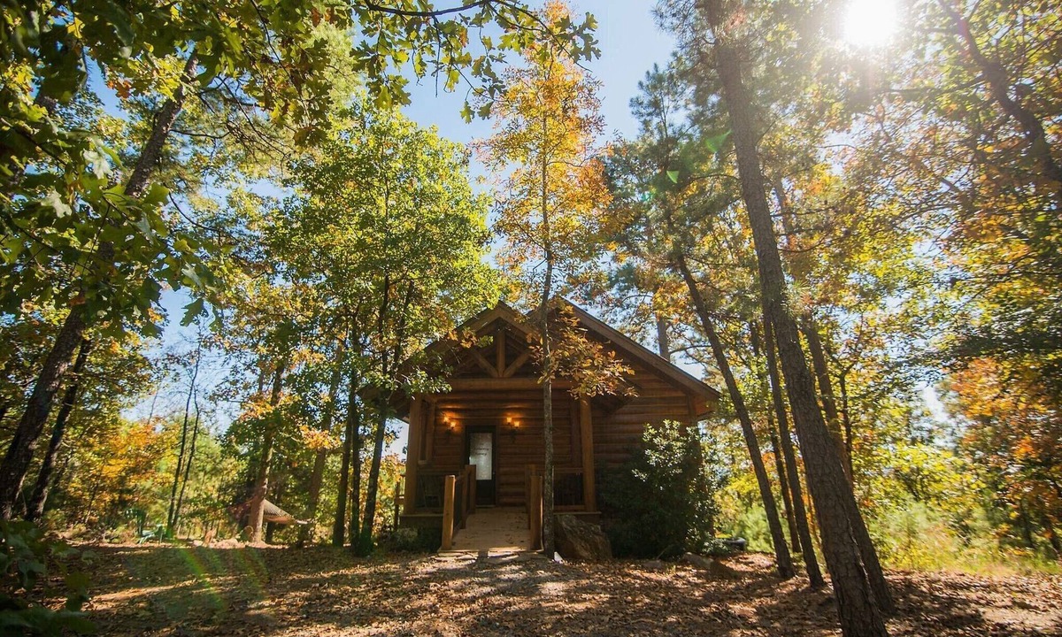 Ferndale Cabin | Private Luxury Log Cabin Getaway w/hot tub 20 minutes west of Little Rock