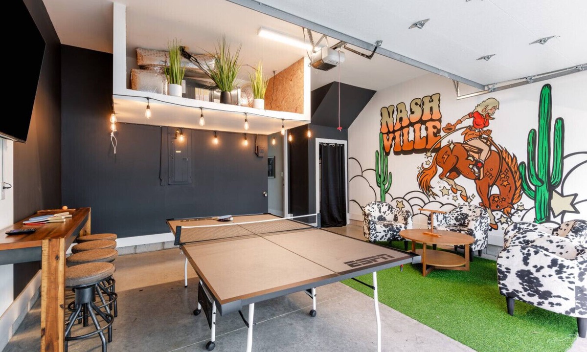 Katie Hill Neighborhood House | Skyline Serenity – Rooftop Patio – Ping Pong