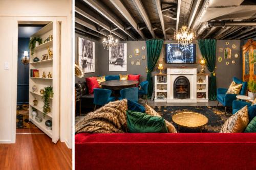 Lee's Summit House | Storybook Escape - Hidden Speakeasy, Hot Tub, Sauna