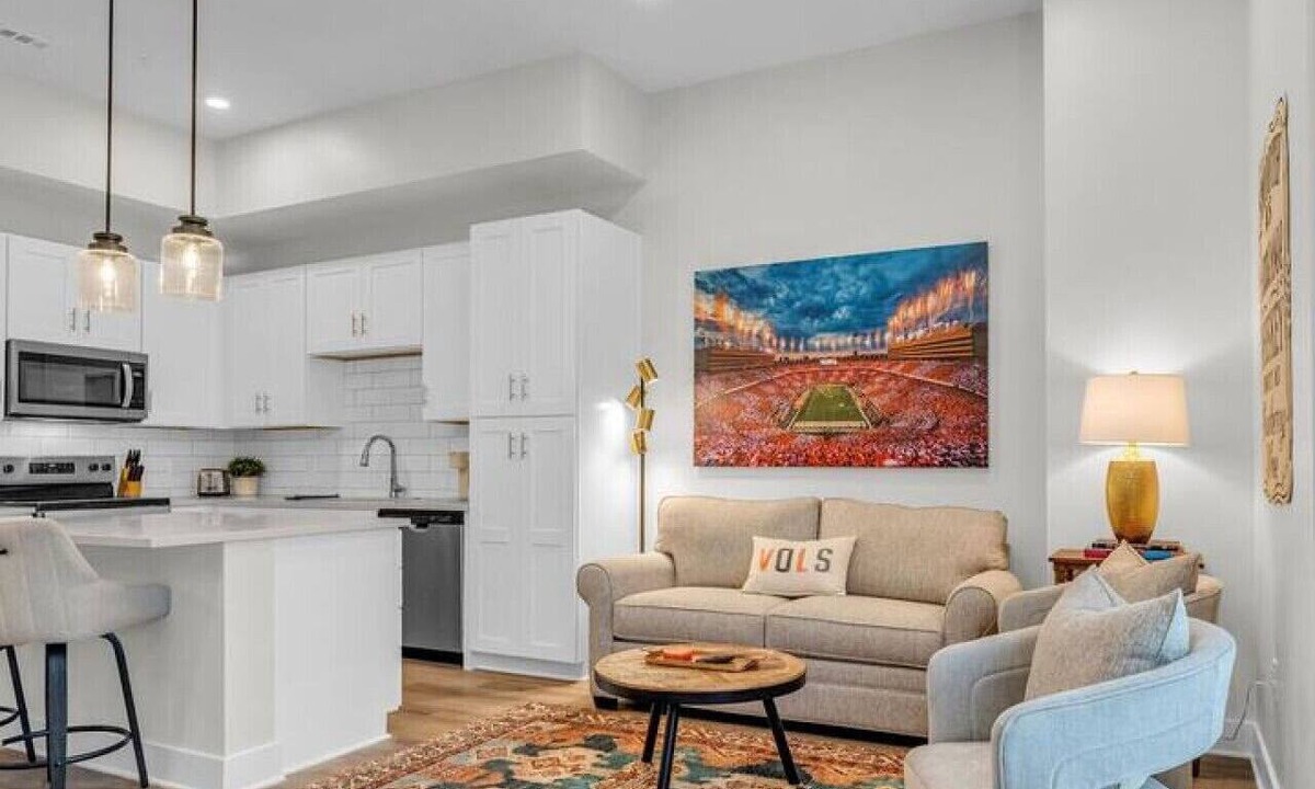Old City Apartment | Stylish Vols Loft | Queen Bed | Downtown Knoxville