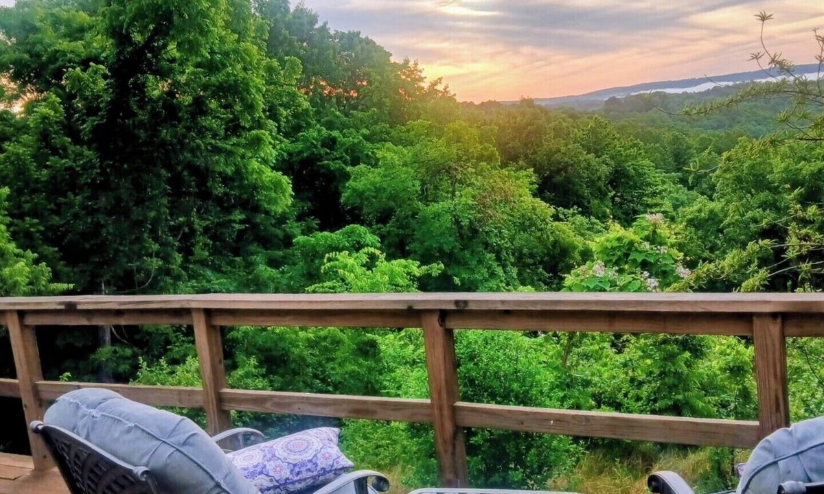 Harriet Cabin | The Ridge Cabin Scenic Ozark View/Close to the Buffalo/Chef's Kitchen/KING BED
