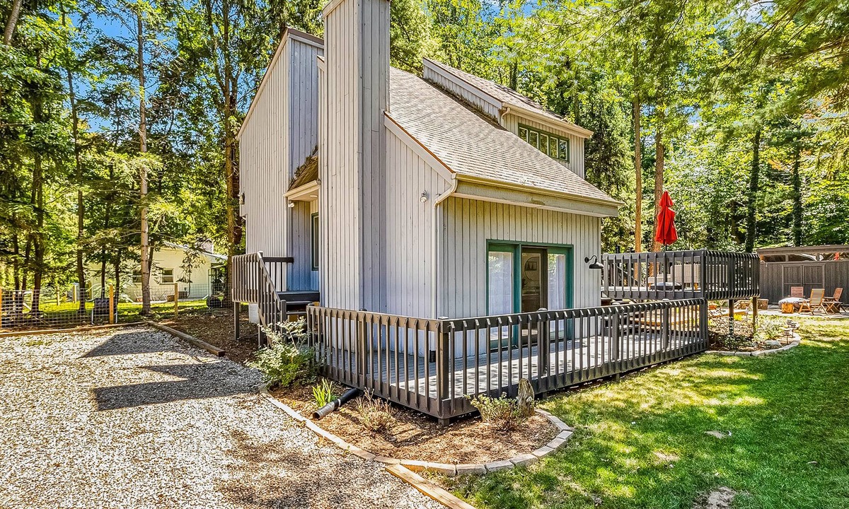 Shorewood-Tower Hills-Harbert House | Updated home with private hot tub, firepit & outdoor space - near Warren Dunes