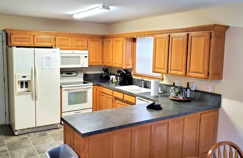 Holiday Island House | ON THE ISLAND! HOT TUB! Huge 12x40 deck!