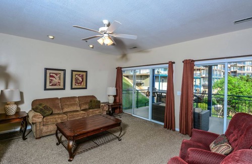 Lake Ozark Condo | 4BD/4BA Condo, Sleeps 10, Lake Front View, Steps from Pool, Family Fun!