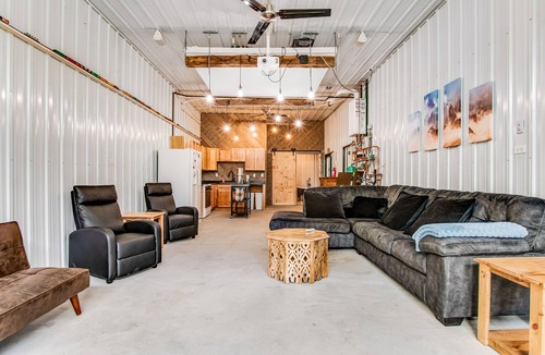 Mather House | Barn & cabin with firepits, grills, foosball, kayaks, home theater, & 2 kitchens