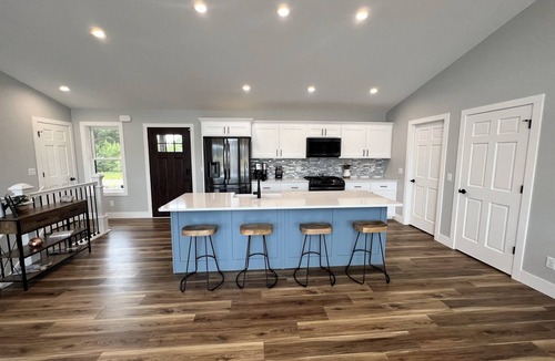 New Lisbon House | Beach Lake Retreat with Private Lake and Hot Tub