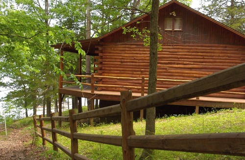 Sylvan Shores Cabin | Beaver Lake Cabin on the Waterfront with Boat Dock & Swim Deck