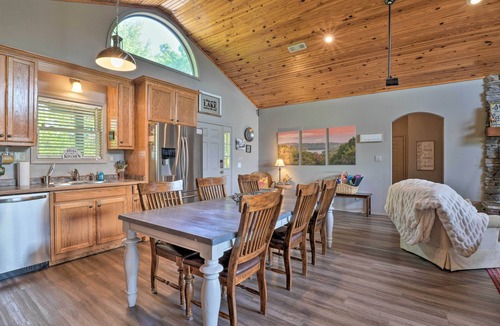 Sylvan Shores House | Beaver Lake Home w/Game Room, Boat Slip & Views!