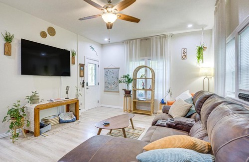 Republic House | Boho Home w/Deck & Yard in Republic, Pets Welcome