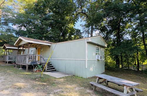 Richland House | Cabin 7 2-bedroom house along the Gasconade River on a lovely Campground Resort