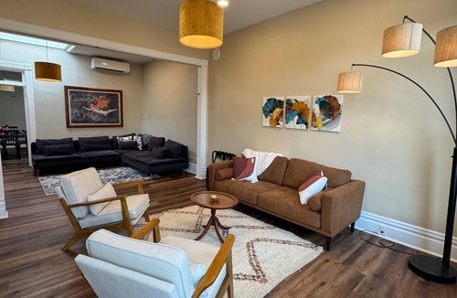 Decorah Apartment | Charming Downtown Apartment with Bluff Views in Historic Decorah.