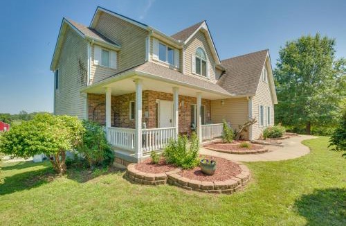 Jackson County House | Country Living w/Spacious Yard: Sibley Unit!