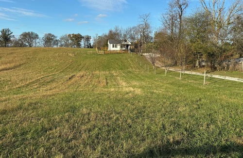 Hardyville Cabin | Cozy cabin with loft in midst of farmland WiFi, AC, washer-dryer