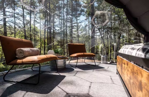Wisconsin Dells Cabin | Dells Domes - Riverview Escape - Glamping Dome 4