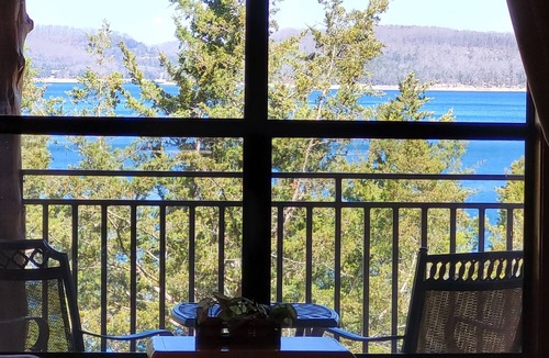 Sylvan Shores Cabin | Direct Waterfront Cabin with Boat Dock & Swim Deck