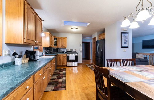 Mather House | Driftless Area Country House: large deck, spring fed creek, Amish area