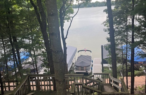 Chetek Cabin | Family-friendly, rustic cabin overlooking the lake at Oak Grove Resort in Chetek