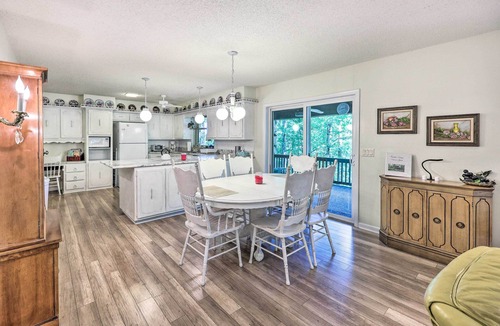 Hot Springs Village Cottage | Furnished Deck w/Views: Hot Springs Cottage