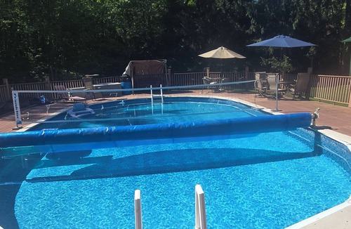 Spooner Cabin | Heated Swimming Pool, 3-Bedroom 2-Bath Lake Home, AC, WiFi, Dock Access, Spooner