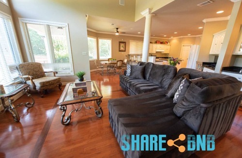 Little Rock House | Huge Lake Front Home w/EV Charger, Tennis, Basketball and more!