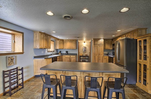 Eau Galle House | Lakefront Eau Galle Home w/Hot Tub & Fire Pit