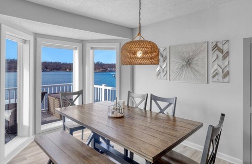 Rocky Mount House | Lakefront Home, Private dock with Slide & Kayaks, located at the 5mm, Sleeps 10