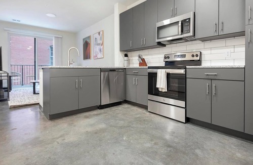 Downtown St. Louis Apartment | Landing | Chic 1BD, Courtyard, Gym