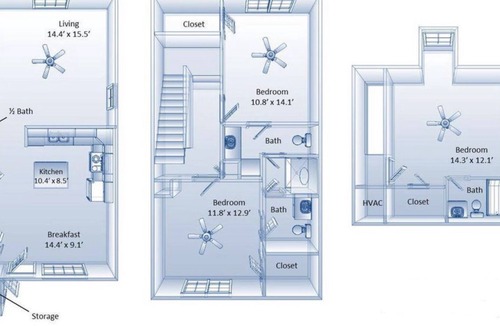Highlands - Perkins House | LSU Townhome in Baton Rouge - 2.5 miles to campus and LSU sports complex!