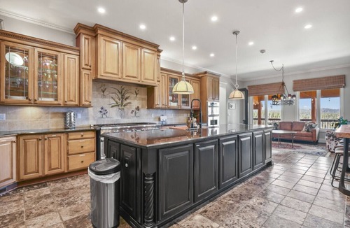 Divide House | Lux Hilltop Retreat Swim Spa Sauna Gated Game Room Fireplace