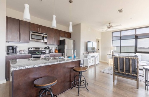 Rolling Mill Hill Condo | Luxurious Top Floor 2 Br 2 Ba Downtown Condo-#604