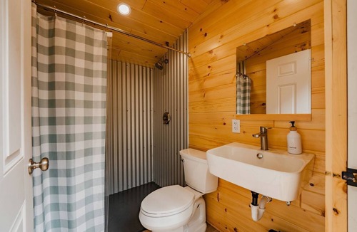 Corinth RV Rental | Luxury Canvas Group Glamping Tent | Adirondacks in Corinth, NY