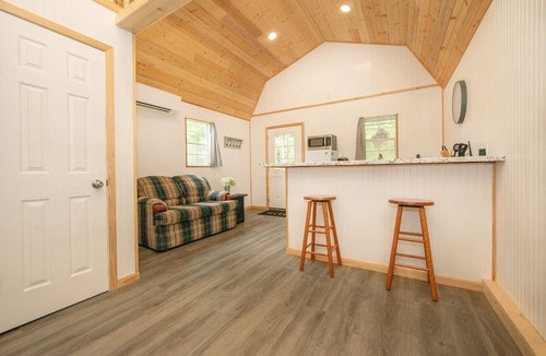 McGregor Cottage | Modern Cottage Cabin, private area with pond, fishing nearby, swimming and more