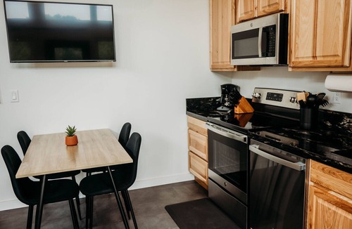 Flippin Apartment | Newly constructed river front loft located only feet away from the banks of the White River