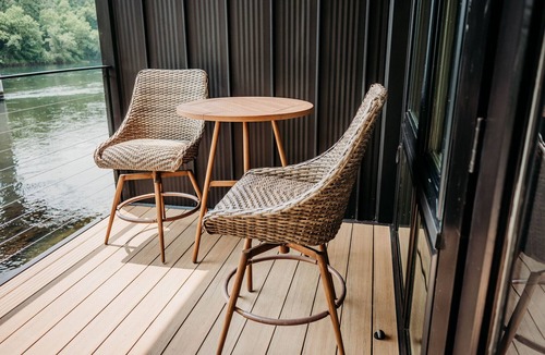 Flippin Apartment | Newly constructed river front loft located only feet away from the banks of the White River