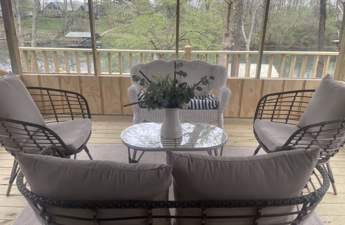 Wilburn House | Newly renovated house on Little Red River. Deck overlooking dock with boat slip!