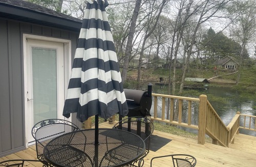 Wilburn House | Newly renovated house on Little Red River. Deck overlooking dock with boat slip!