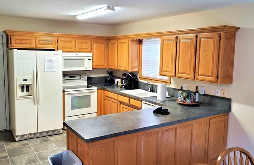 Holiday Island House | ON THE ISLAND! HOT TUB! Huge 12x40 deck!