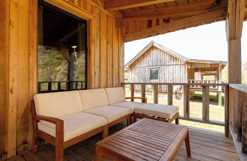 Smithville Cabin | Pet Friendly Peaceful Cabin Near Waterfalls, Fire Pit + Creek