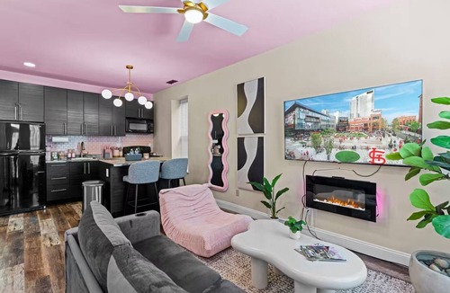 Shaw Apartment | Pink Cloud Retreat Chic 1BR Near Tower Grove