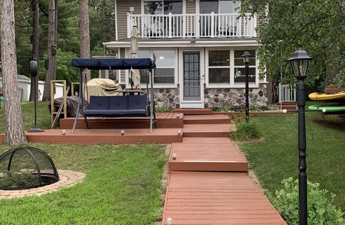 Wautoma House | Private waterfront lake home, Fox Tail Bay, Silver Lake, Wautoma, WI