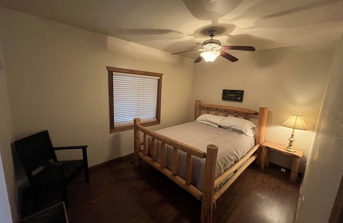 Wilburn House | Rainbow Island Retreat! On the Little Red River. Catch trout from the dock.