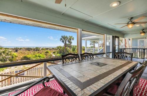 Butler Beach House | Spacious Oceanfront Home with Pool, Beach Access | Dog-Friendly