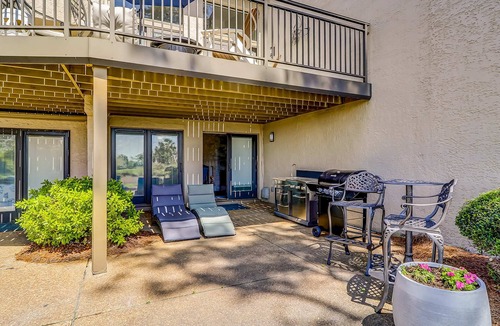 South Beach Villa | Spacious Villa waterview haven with decks, firepit, AC, WiFi, pool, Walk to beach