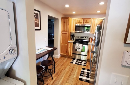 Guttenberg House | Spoonbills Vacation Rental across the road along the Mississippi River
