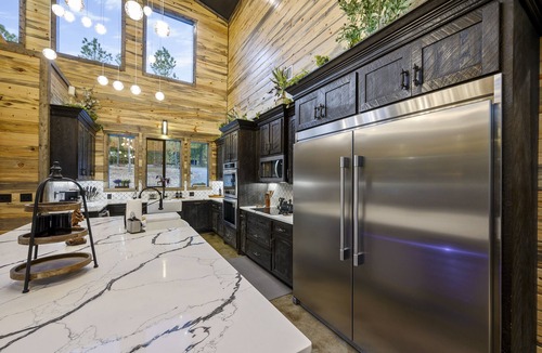 Pickens Cabin | Stallion | ATV Trail Access | Sleeps 40 | Creekside | Gameroom & Playset