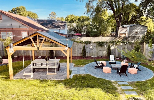 Melrose House | The Hillview House in 12th South w/Covered Pergola & Firepit!